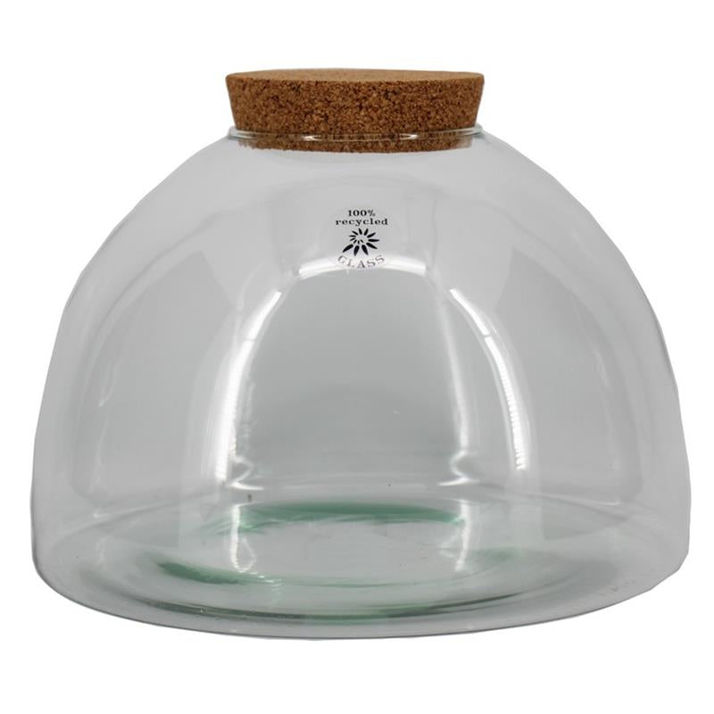 Vaso Gaia Dome - Campana con Tappo in Sughero 30x22cm