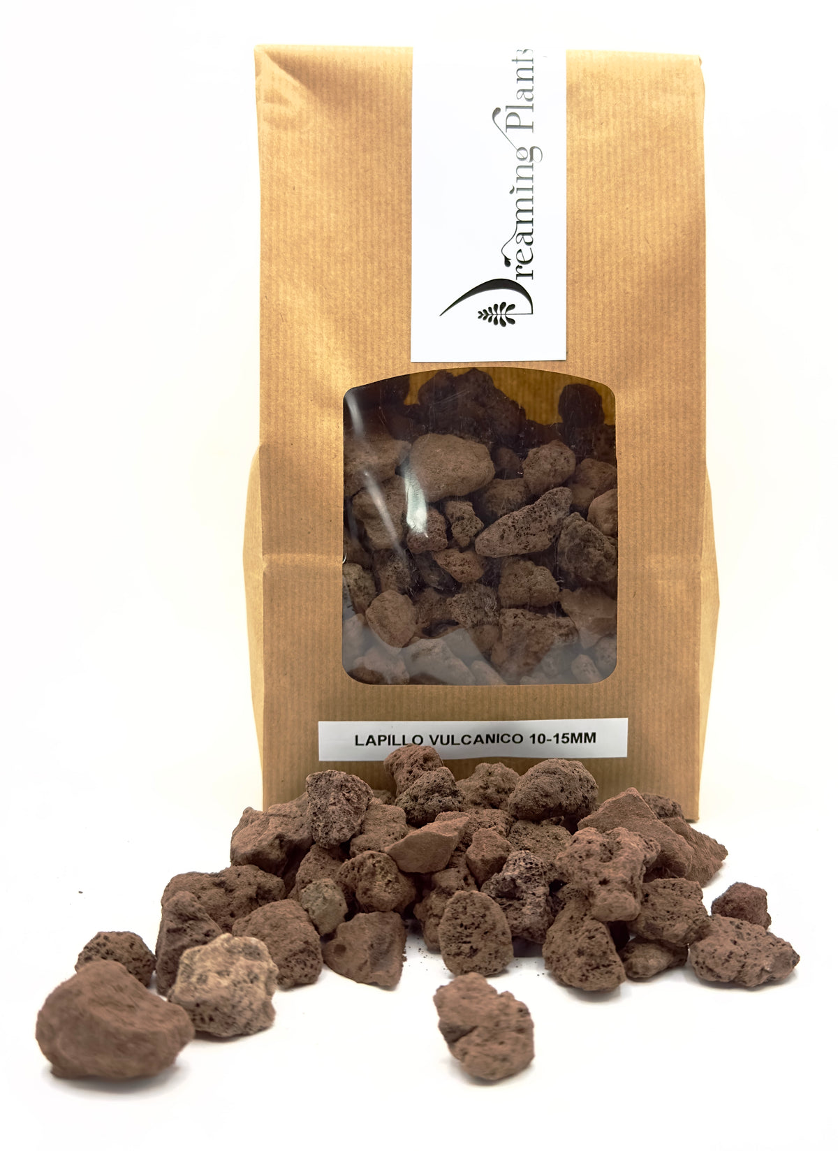 Lapillo Vulcanico 10-15mm 1L - Roccia Naturale per Drenaggio e Arredo