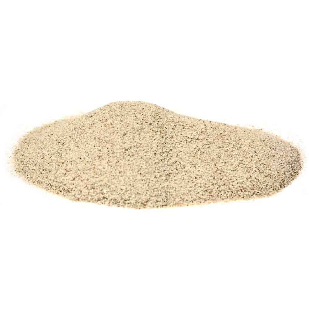 Quarzo Bianco Avorio 0,1-0,7mm - Sabbia Finissima per Terrarium e Acquari