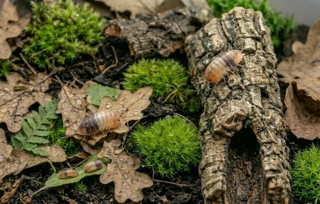 Cubaris sp. White Shark: Isopodi Rari per Terrari Bioattivi