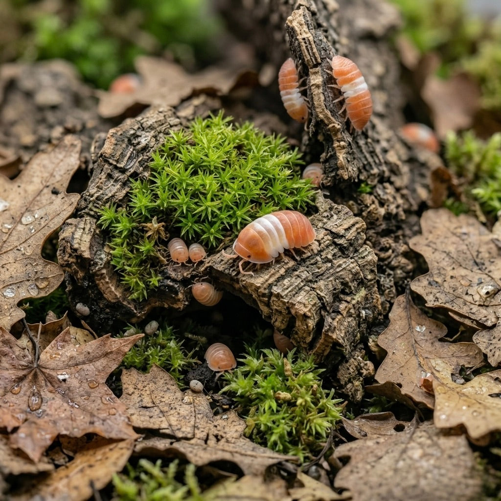 Cubaris sp. Orange Panda King: Isopodi Vivaci per Terrari Bioattivi