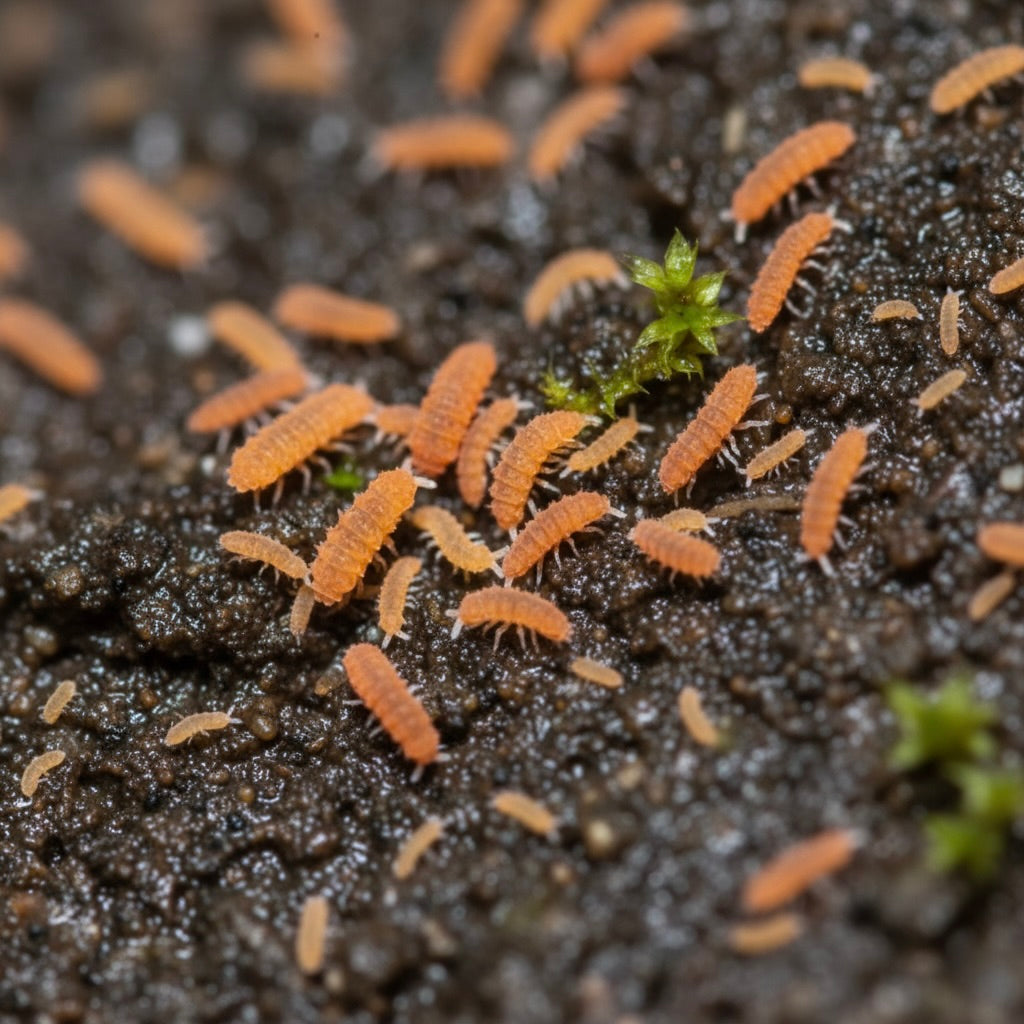 Yuukianura aphoruroides: Collemboli Arancioni per Terrari Bioattivi