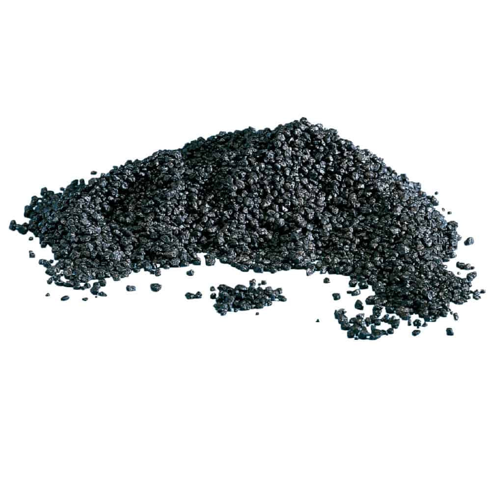 Quarzo nero ceramizzato Dreaming Plants con grana 2-3mm per rifiniture estetiche, sentieri e contrasti cromatici in terrarium e acquari.