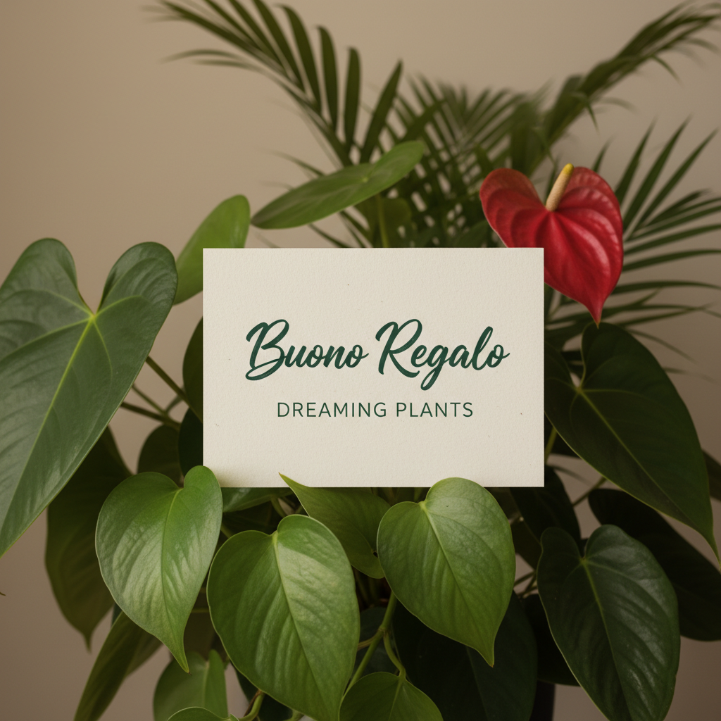 Buono Regalo Dreaming Plants - Regala la Libertà di Creare la propria Giungla