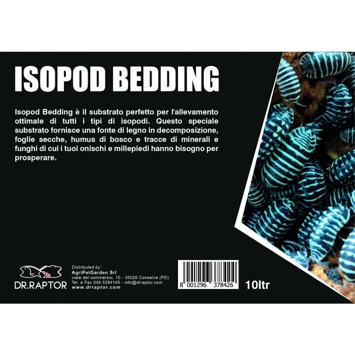 Isopod Bedding 10Lt - Substrato Completo per Isopodi 🍂 BioGround