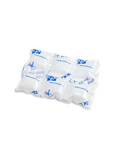 Ice Pack gel refrigerante riutilizzabile di Dreaming Plants per la protezione termica di piante e microfauna durante le spedizioni estive.