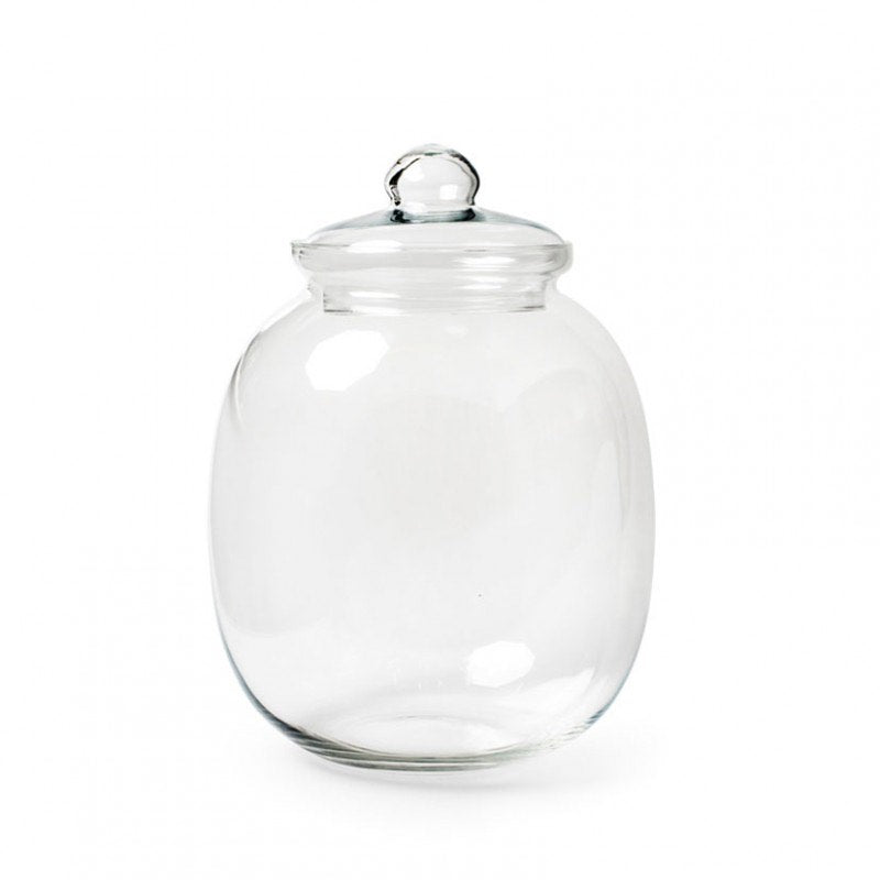 Vaso in Vetro Dome Small - Contenitore con Coperchio 25x24,5cm