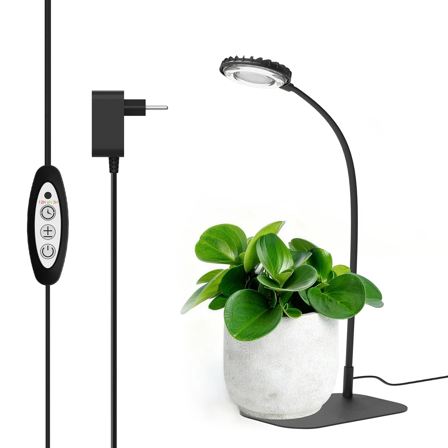 Lampada LED da tavolo per coltivazione SANSI 12W con base d&