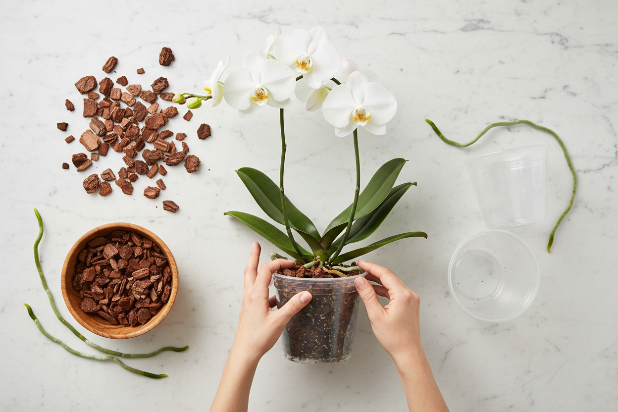 Bark per Orchidee Premium - Corteccia Naturale Selezionata (10/15 mm) 🪵✨