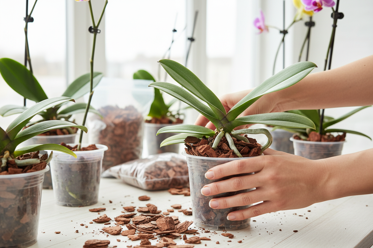 Bark per Orchidee Premium - Corteccia Naturale Selezionata (15/20 mm - 2LT) 🪵✨
