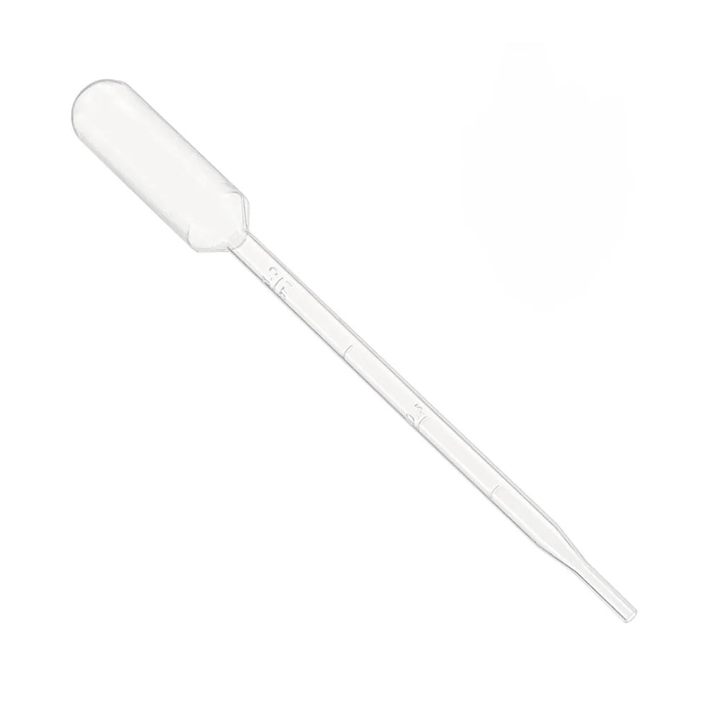 Pipetta di misurazione di precisione in plastica trasparente graduata da 2ml e 5ml per il dosaggio esatto di fertilizzanti liquidi per piante.