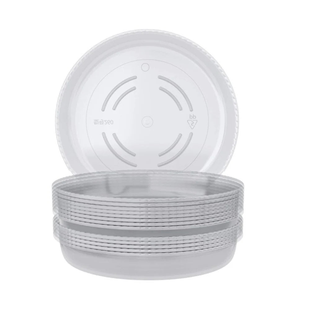 Sottovaso trasparente Crystal Clear PlantScraper in plastica resistente per il recupero dell&