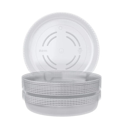 Sottovaso trasparente Crystal Clear PlantScraper in plastica resistente per il recupero dell&
