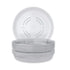 Sottovaso trasparente Crystal Clear PlantScraper in plastica resistente per il recupero dell&