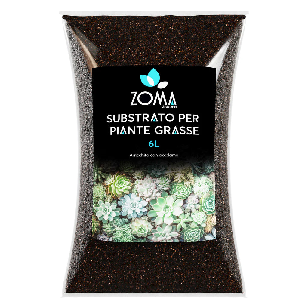Substrato per Piante Grasse e Succulente - Mix Drenante Pronto all&