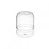 Vaso in vetro Eden Capsule Small in due pezzi di Dreaming Plants per la creazione di terrarium chiusi e composizioni con muschio, diametro 10 cm.